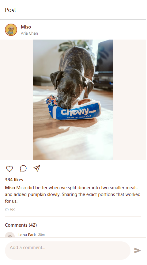 Only Pets: Pet-care notes and community recommendations